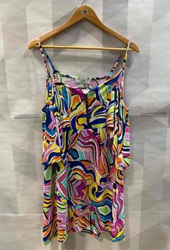 Picture of PLUS SIZE STRETCH TUNIC WITH STRAPS